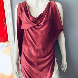 Amazing Vivian Westwood asymmetrical silk tank top